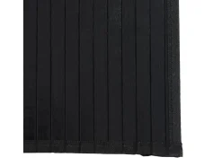 Senad Alfombra rectangular bambú negro 70x300 cm