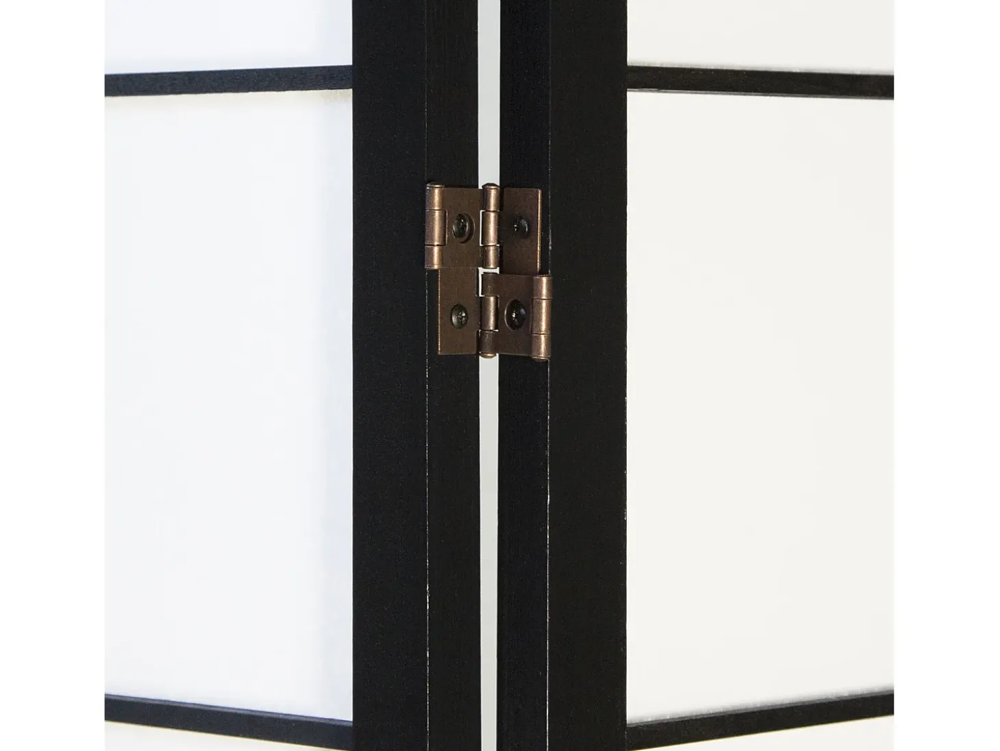 Separador de ambiente 175×264×2.2 cm Shoji negro