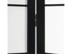 Separador de ambiente 175×264×2.2 cm Shoji negro