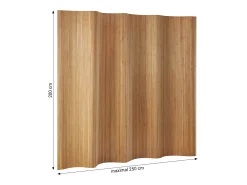 Separador de ambiente 200x250 cm Marrón