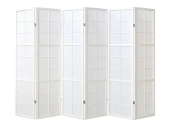 Separador de ambiente 264x175x2.2 cm blanco Shoji