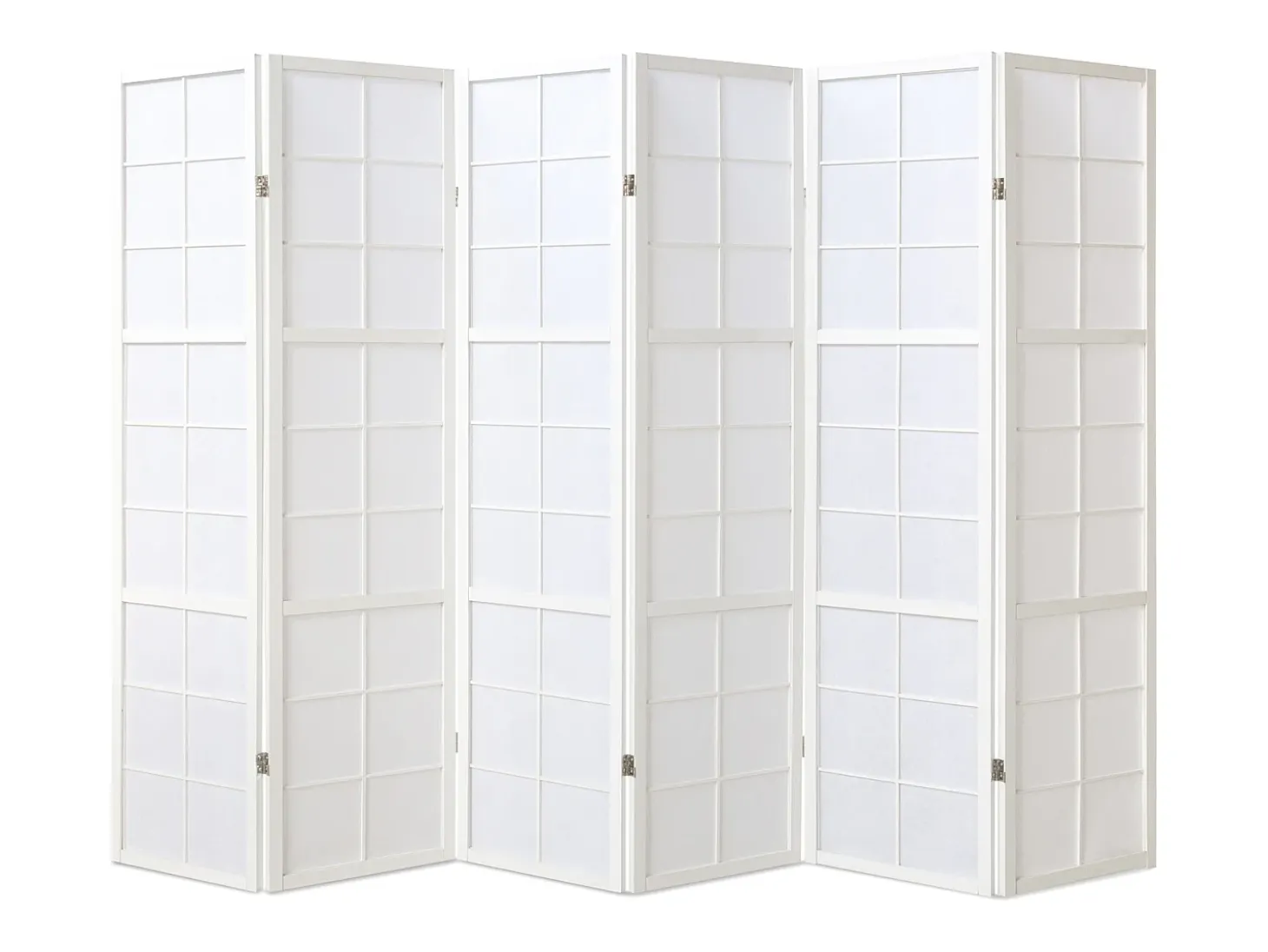 Separador de ambiente 264x175x2.2 cm blanco Shoji