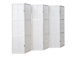 Separador de ambiente 264x175x2.2 cm blanco Shoji