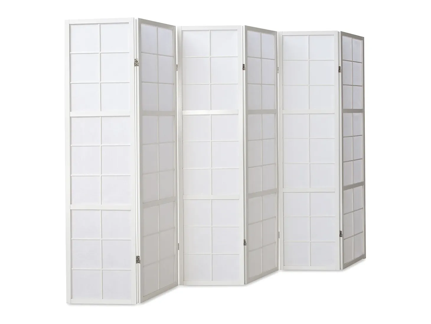 Separador de ambiente 264x175x2.2 cm blanco Shoji