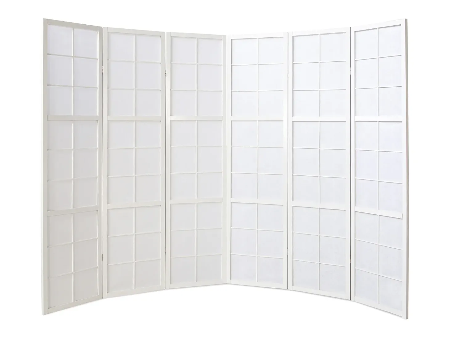 Separador de ambiente 264x175x2.2 cm blanco Shoji
