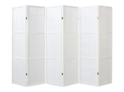 Separador de ambiente 264x175x2.2 cm blanco Shoji