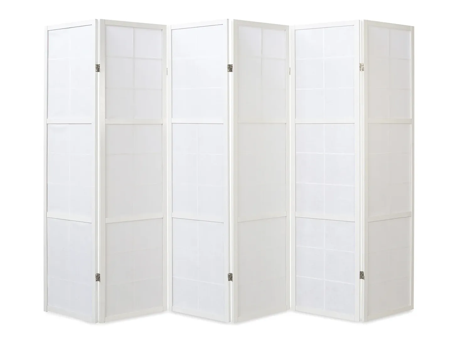 Separador de ambiente 264x175x2.2 cm blanco Shoji