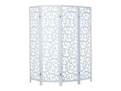 Separador de ambiente 175x173x2,2 cm blanco Shoji