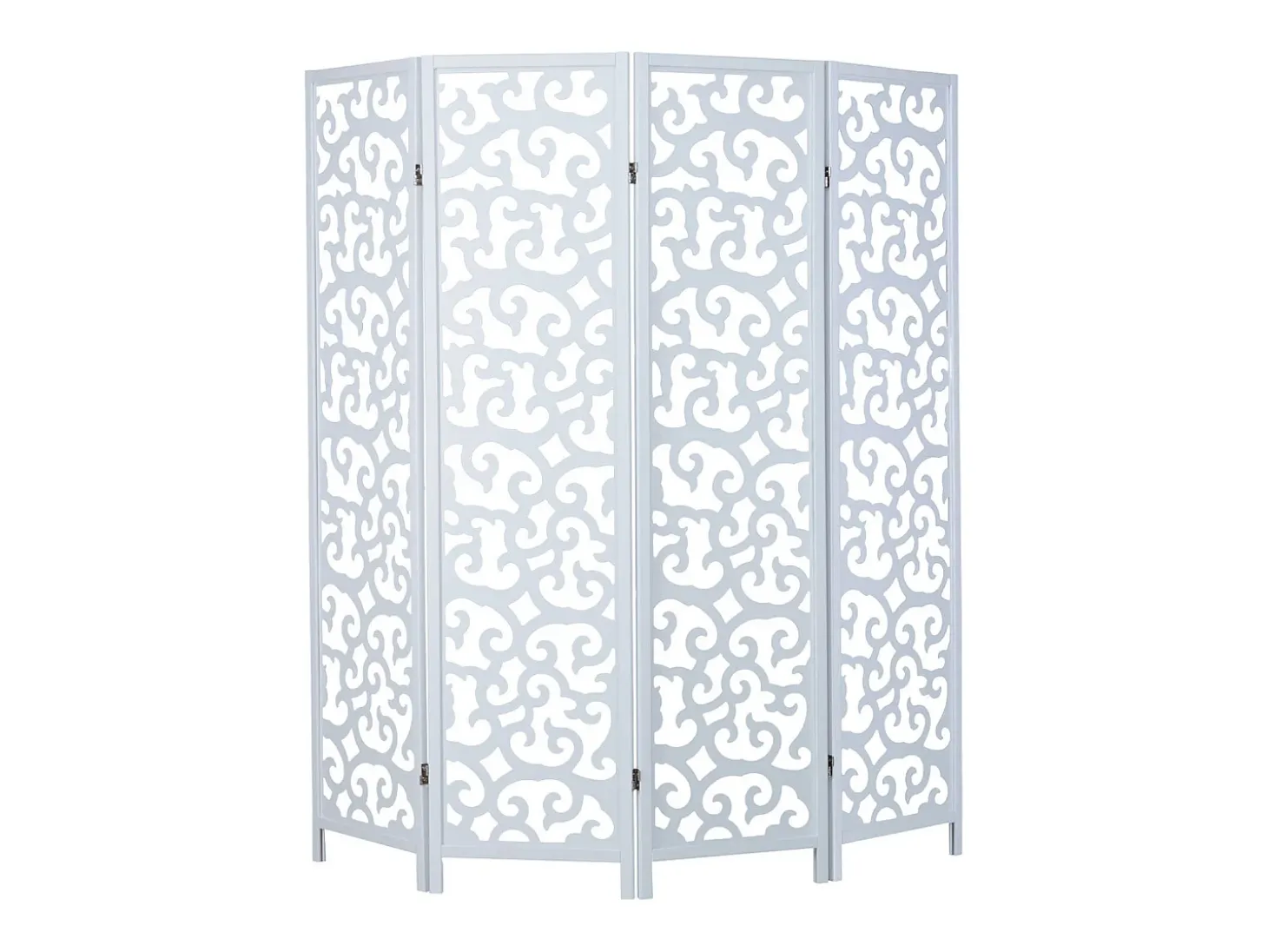 Separador de ambiente 175x173x2,2 cm blanco Shoji