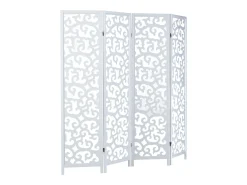 Separador de ambiente 175x173x2,2 cm blanco Shoji