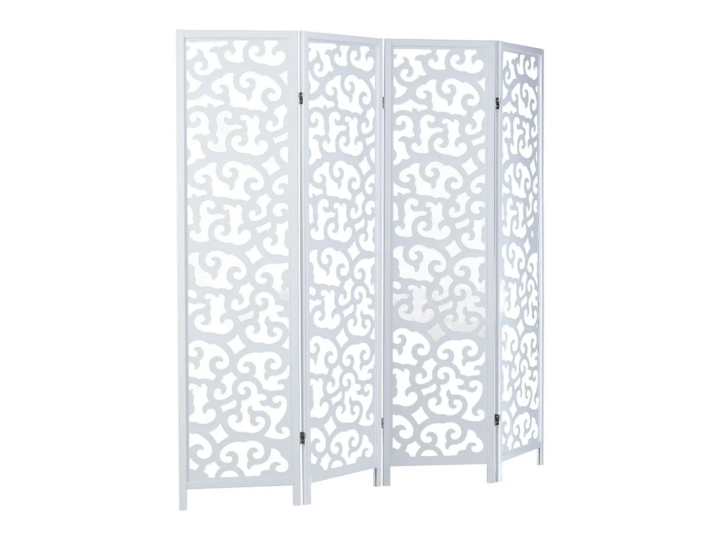 Separador de ambiente 175x173x2,2 cm blanco Shoji