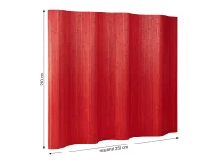 Separador de ambiente 200x250x0,3 cm rojo