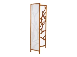 Separador de ambiente 130,5x2,2x175 cm marrón