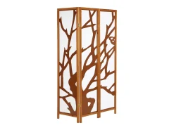 Separador de ambiente 130,5x2,2x175 cm marrón