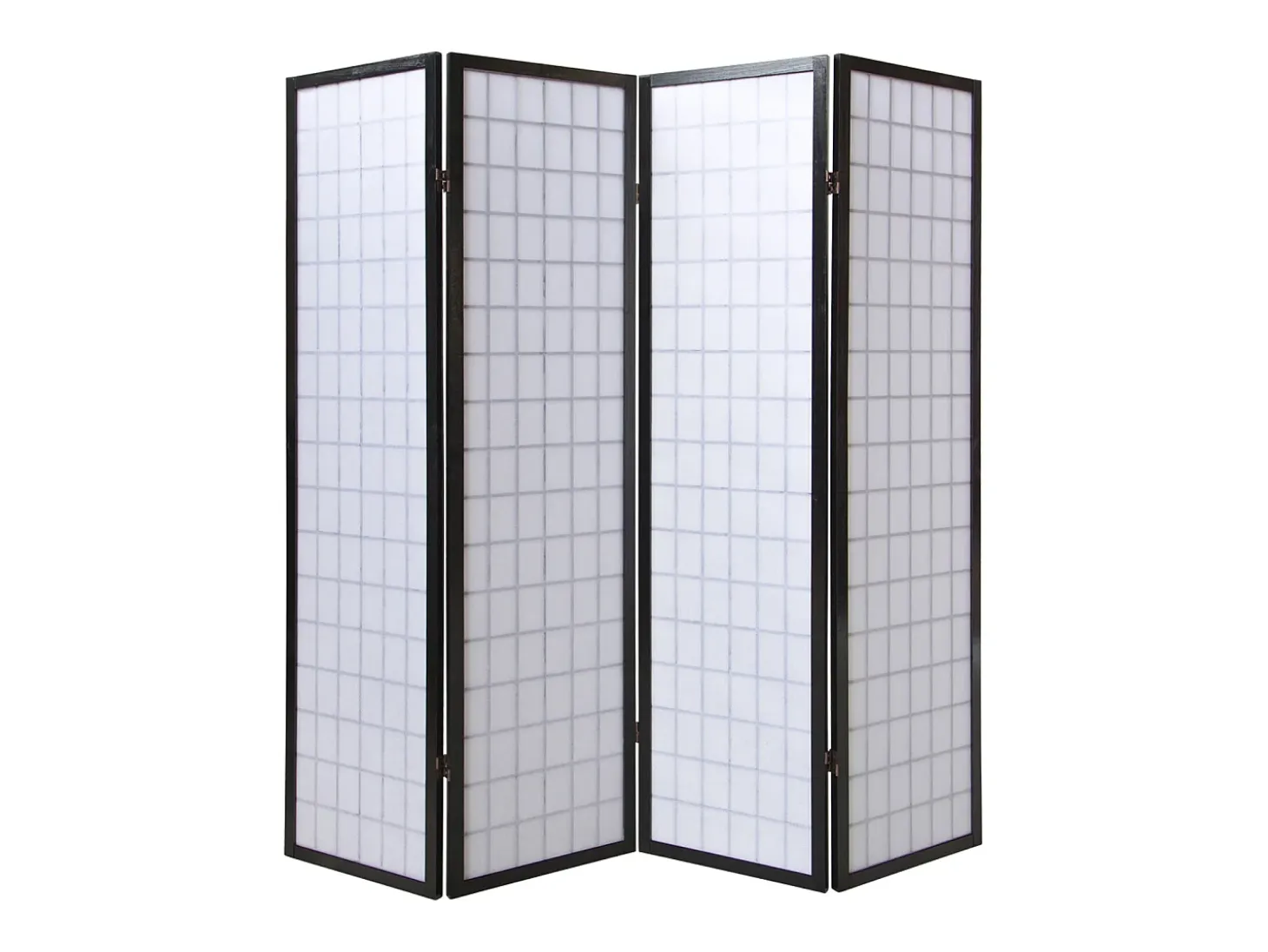 Separador de ambiente 175x176x2.2 cm Shoji negro