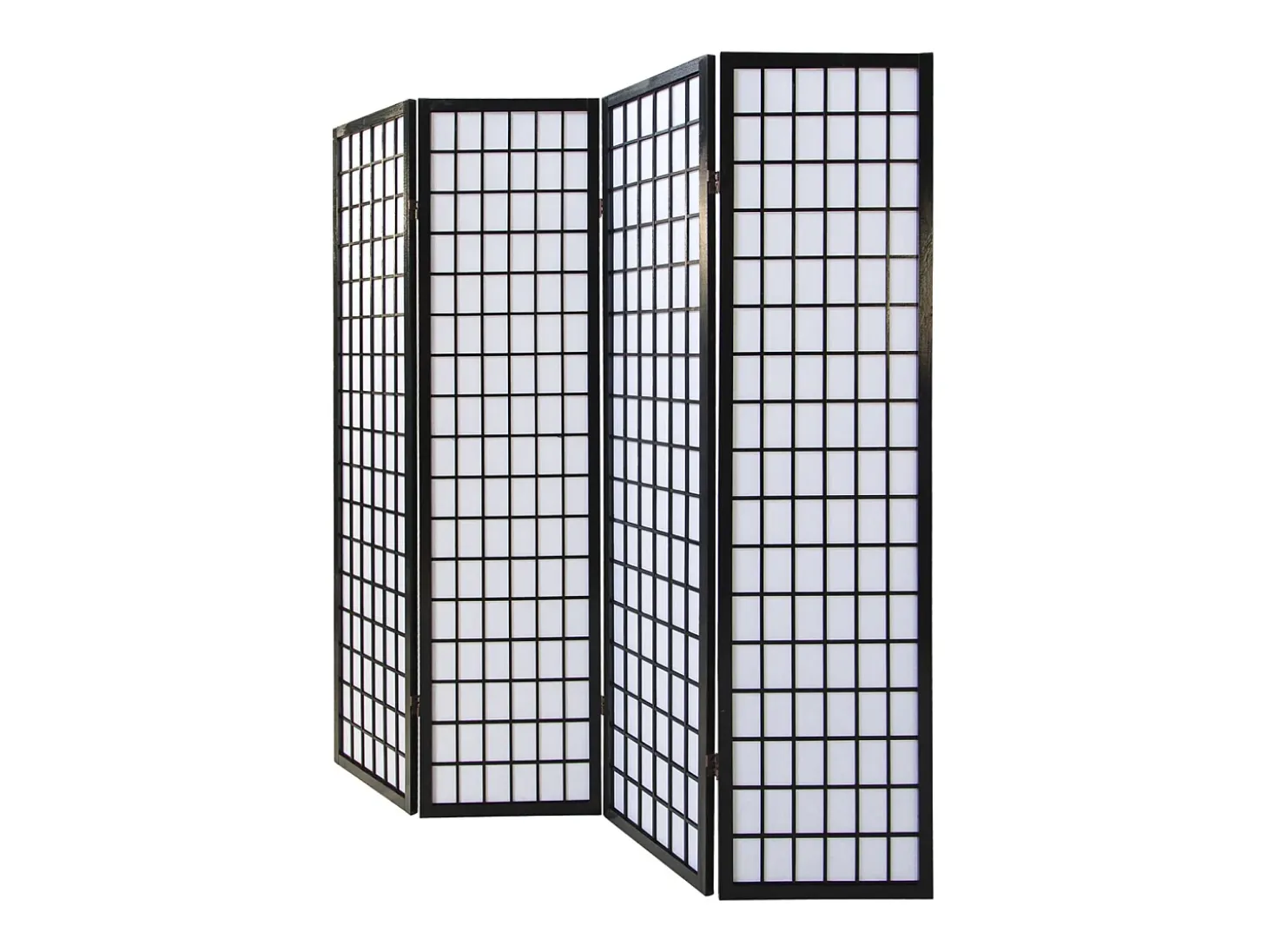 Separador de ambiente 175x176x2.2 cm Shoji negro