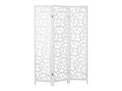 Separador de ambiente 130x2.2x175 cm blanco Shoji