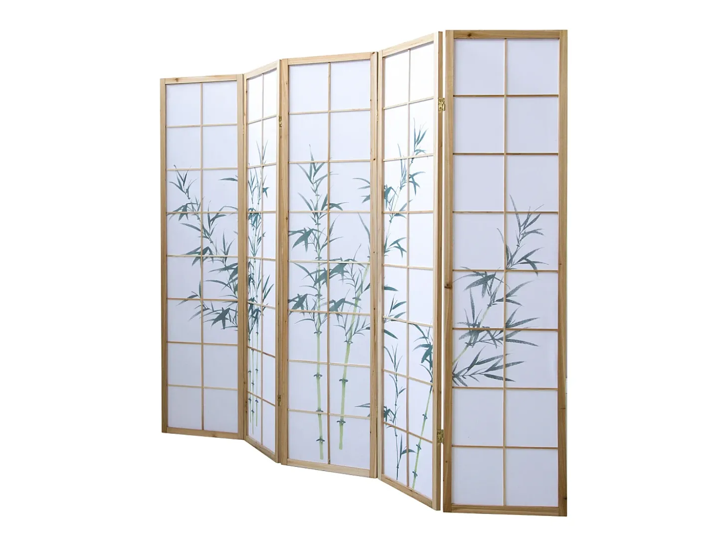Separador de ambiente 220x2x175 cm blanco natural