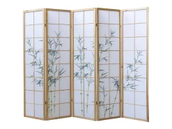 Separador de ambiente 220x2x175 cm blanco natural