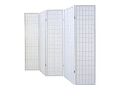 Separador de ambiente 175x220x2.2 cm blanco Shoji