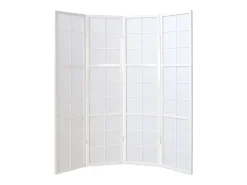 Separador de ambiente 176x2.2x175 cm blanco Shoji