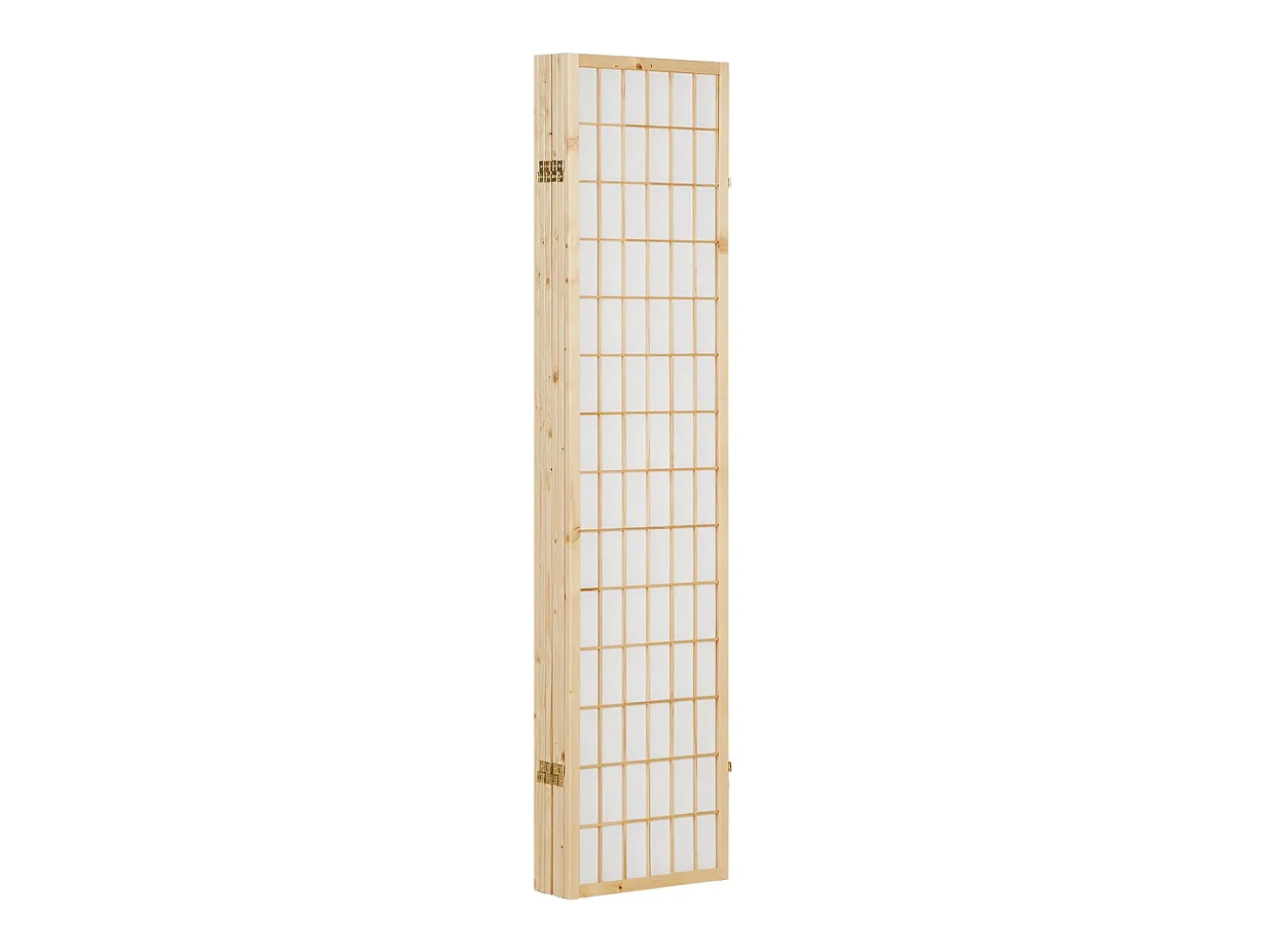 Separador de ambiente 175x264x2.2 cm marrón claro Shoji