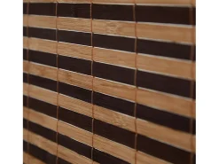 Separador de ambientes 120x200x1.8 cm marrón Shoji