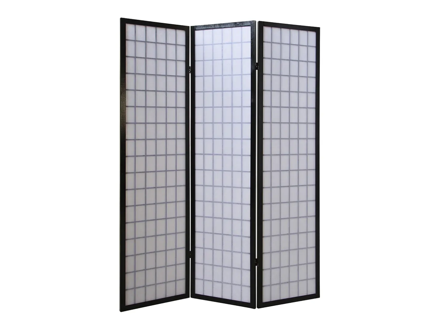 Separador de ambientes 175x132x2.2 cm negro Shoji