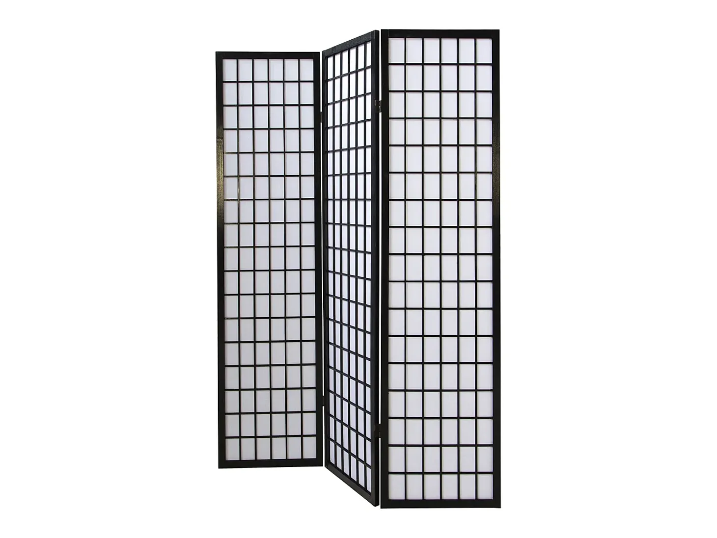 Separador de ambientes 175x132x2.2 cm negro Shoji