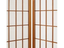 Separador de ambientes 175x132x2.2 cm marrón Shoji