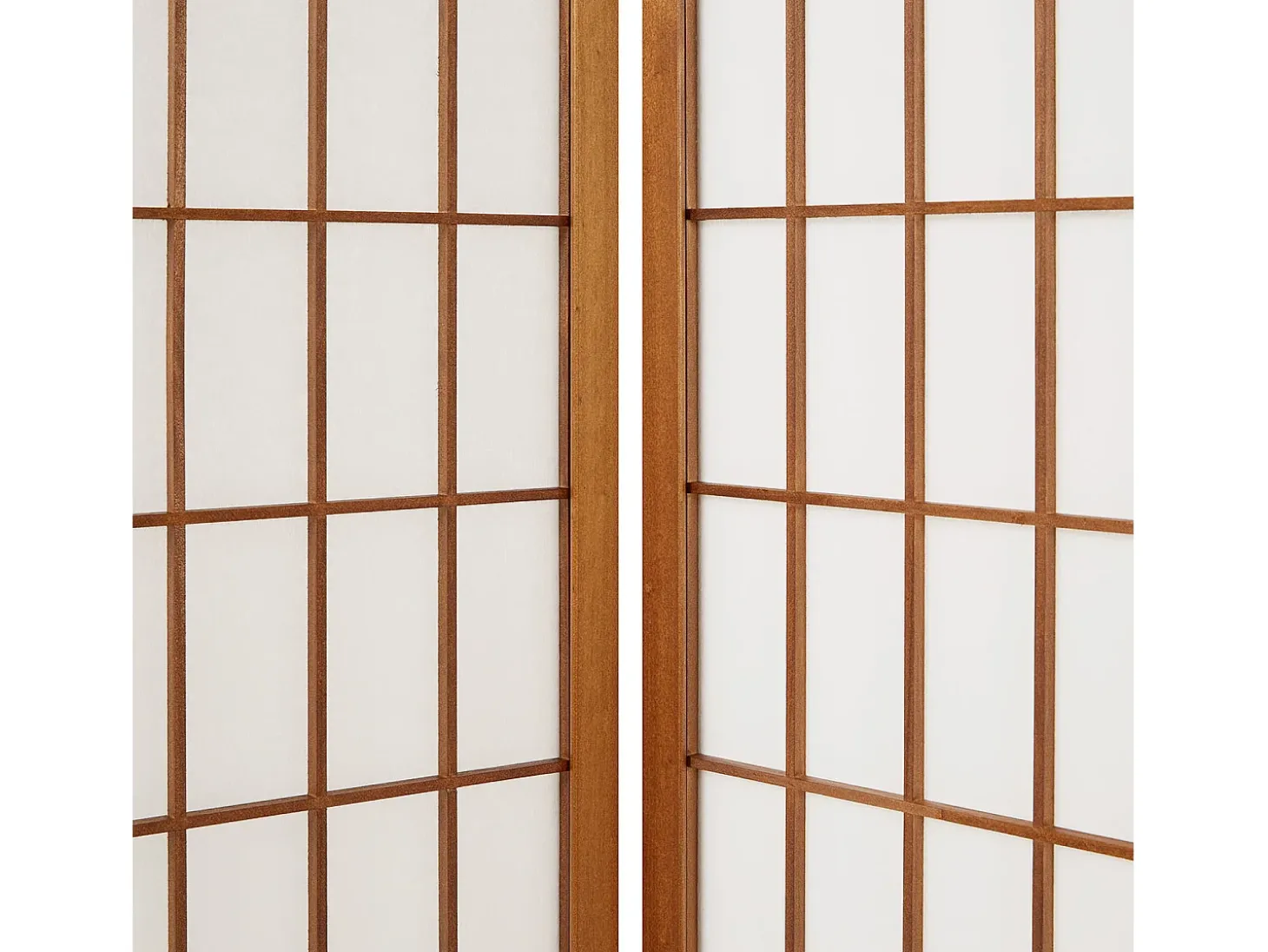 Separador de ambientes 175x132x2.2 cm marrón Shoji