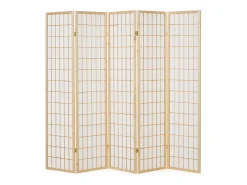 Separador de ambientes 220x175x2.2 cm natural Shoji