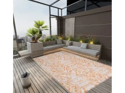 Seran Alfombra de exterior ARAKIL amarilla 140x200 cm PP