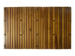 Set 2 alfombras de acacia para el baño, 80 x 50 cm ES967140