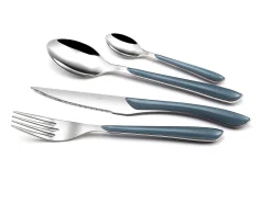 Set de 24 cubiertos Eclat Amefa acero inoxidable azul