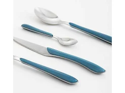 Set de 24 cubiertos Eclat Amefa acero inoxidable azul