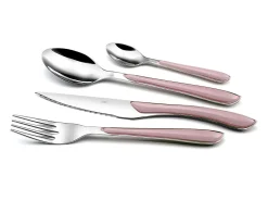 Set de 24 cubiertos Eclat Amefa acero inoxidable rosa