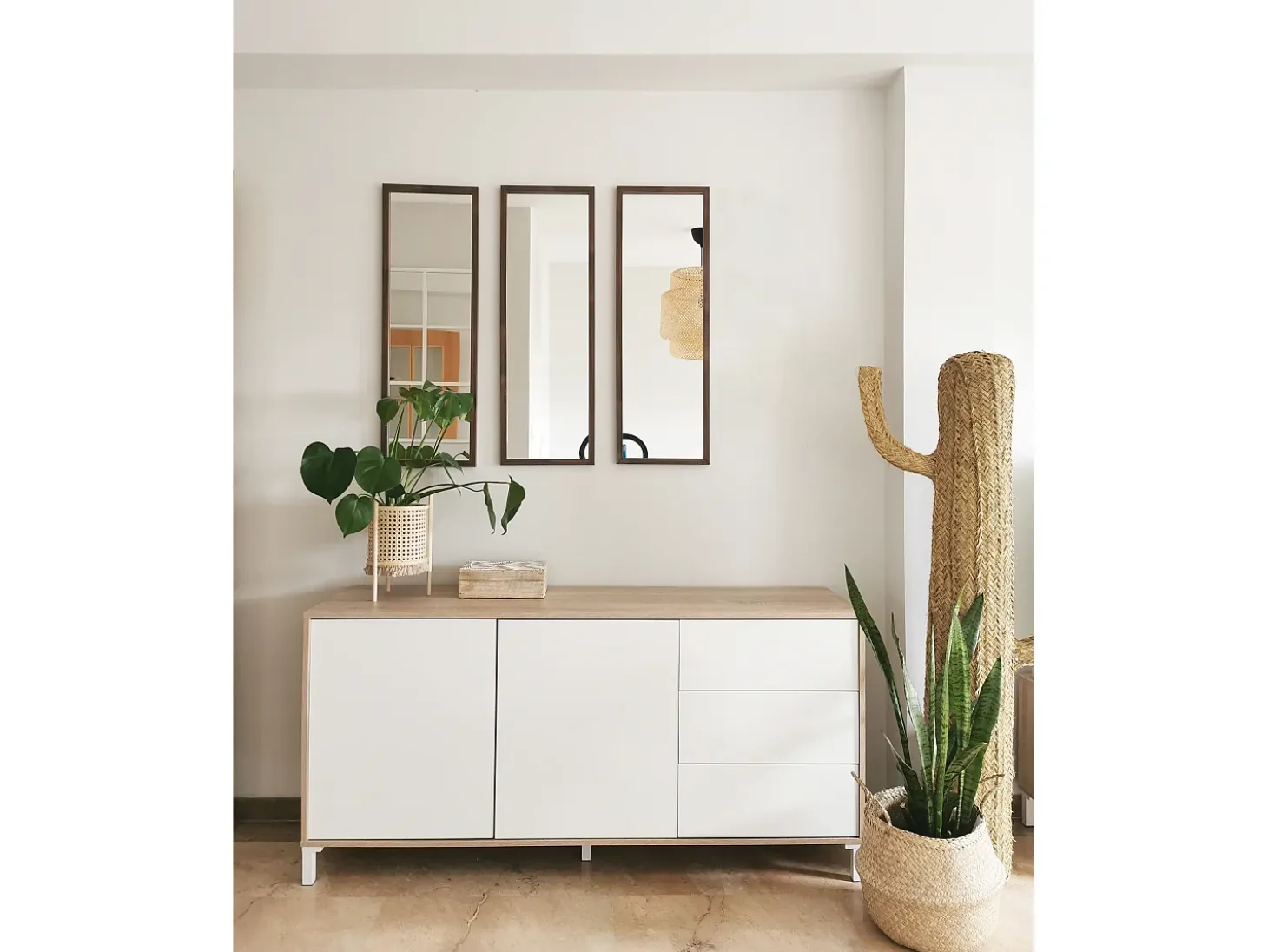 Set de 3 Espejo de pared - NOG - DECOWOOD