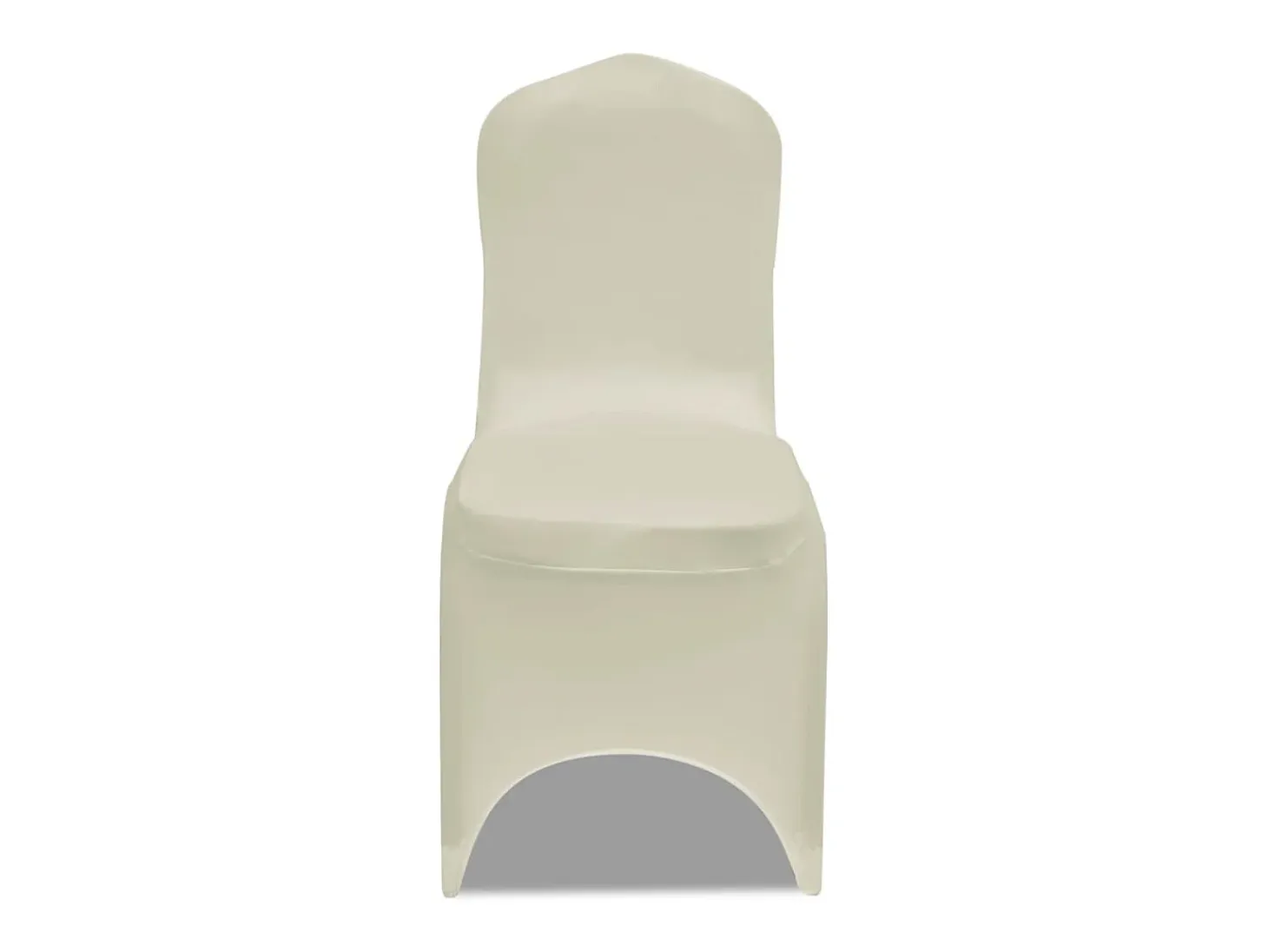 Set de 6 Fundas ajustadas para sillas, color crema ES565743