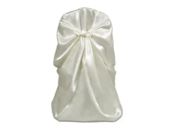 Set de 6 Fundas de color crema para sillas, banquetes y bodas ES235534