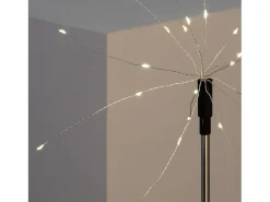 Set de 3 Pinchos LED Exterior Solar Diente de Leon 3000K Blanco Cálido