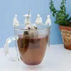 Set de 4 porta bolsitas de té de melocotón
