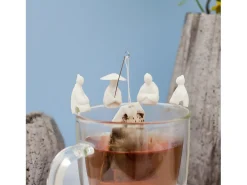 Set de 4 porta bolsitas de té de melocotón