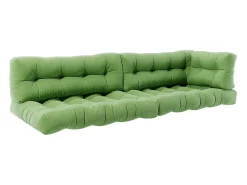 Set de cojines para paletas verde 120x80x15 flocken