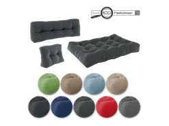 Set de cojines para paletas antracita 120x15x80 flocken