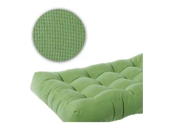 Set de cojines para paletas verde 120x15x80 flocken