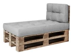 Set de cojines para paletas gris 120x80x15
