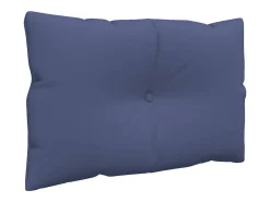 Set de cojines para sofá de palets tela azul marino 60x38x13 cm