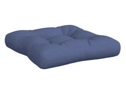 Set de cojines para sofá de palets tela azul marino 60x38x13 cm