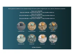 Set de sábanas de algodón 57 hilos 240x290 cm ESMERALDA marine